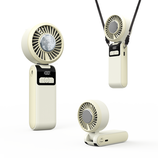 Jabees FrostOne Fold – Foldable Handheld Fan with Cooling Plate