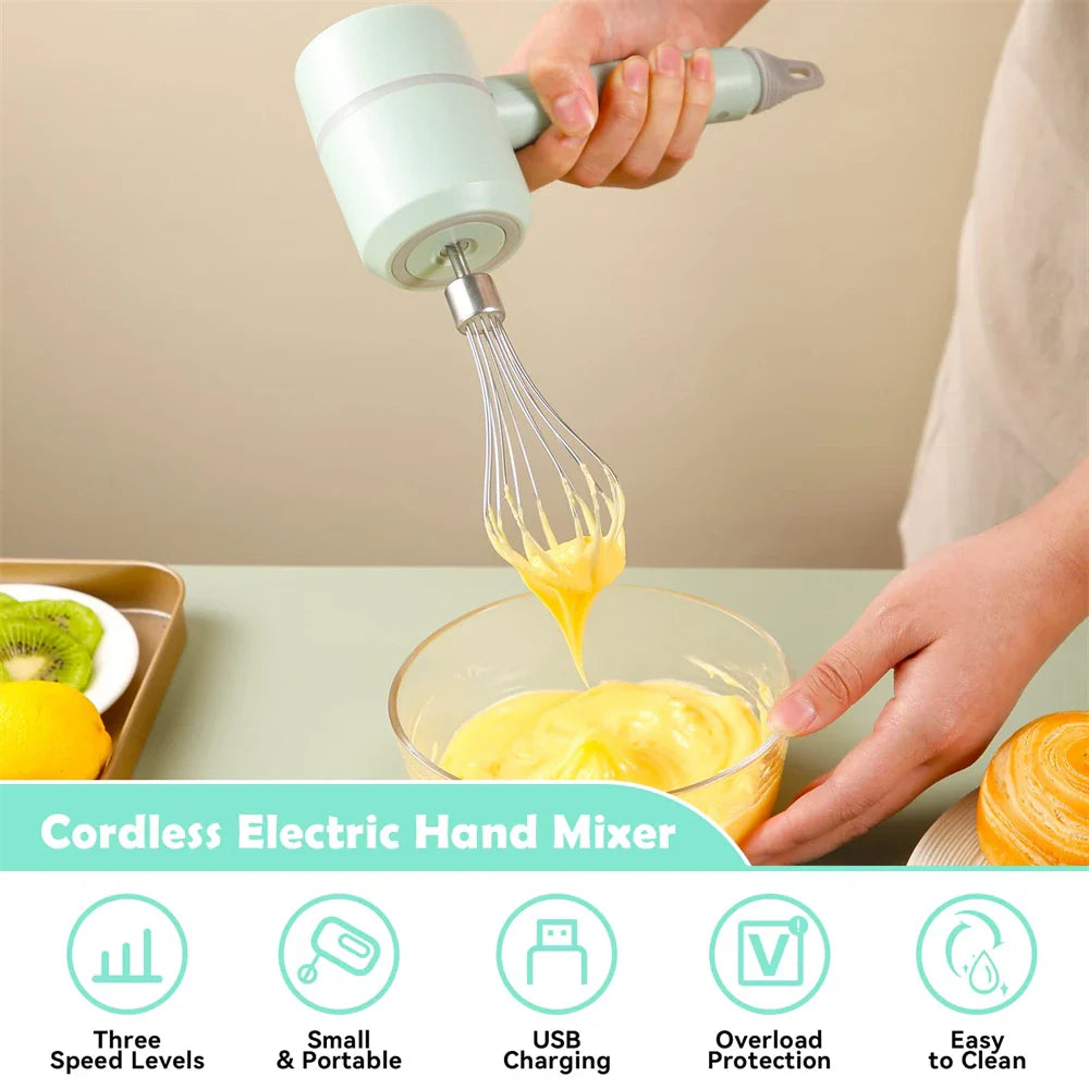Portable Electric Blender Mixer Set